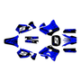 yamaha yz125 graphics kit 1996-2001 nightcity series blue