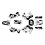 yamaha yz125 graphics kit 1996-2001 nightcity series white
