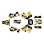 yamaha yz250 graphics kit 1996-2001 nightcity series gold
