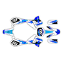 yamaha yz250 graphics kit 1993-1995 vintage series blue