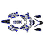 yamaha yz250u graphics kit 2002-2014 twitch series blue-shift