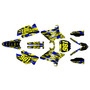 yamaha yz250u graphics kit 2002-2014 twitch series yellow-shift