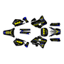 yamaha yz125 graphics kit 1996-2001 rebel series yellow