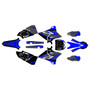 yamaha yz250 graphics kit 2015-2021 dream series blue-shift