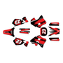 yamaha yz125 graphics kit 1996-2001 splash series red