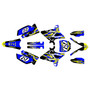 yamaha yz250u graphics kit 2002-2014 vintage series yellow