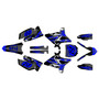 yamaha yz250u graphics kit 2002-2014 vintage series blue-shift