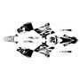 yamaha yz125 graphics kit 2015-2021 factory series white