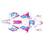 yamaha yz250u graphics kit 2002-2014 viper series magenta