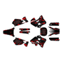 yamaha yz250 graphics kit 1996-2001 twitch series red