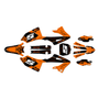 yamaha yz250 graphics kit 2022-2026 night series orange