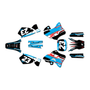 yamaha yz125 graphics kit 1996-2001 viper series cyan-red