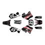 yamaha yz250 graphics kit 1996-2001 viper series grey-red