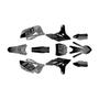 yamaha yz250f graphics kit 2010-2013 cyberware series smoke