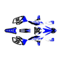 yamaha yz250f graphics kit 2010-2013 dream series blue