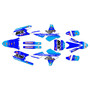 yamaha yz450f graphics kit 2014-2017 blitz series blue