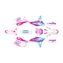 yamaha yz250f graphics kit 2010-2013 fh series magenta
