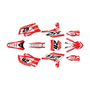 yamaha yz250f graphics kit 2010-2013 lethal series red