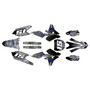 yamaha yz250f graphics kit 2014-2018 cyberware series blue
