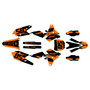 yamaha yz250f graphics kit 2014-2018 drag series orange