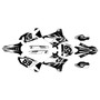 yamaha yz125 graphics kit 2015-2021 shatter series white