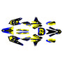 yamaha yz250f graphics kit 2014-2018 evader series yellow