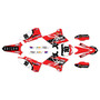 yamaha yz125 graphics kit 2015-2021 speed series red