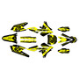 yamaha yz250f graphics kit 2014-2018 lethal series yellow-shift