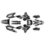 yamaha yz450f graphics kit 2014-2017 rebel series white