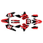yamaha yz250f graphics kit 2014-2018 splash series red