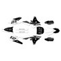 yamaha yz250f graphics kit 2014-2018 vendetta series white