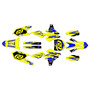 yamaha yz450f graphics kit 2014-2017 vintage series yellow