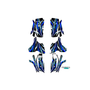honda fourtrax graphics kit 2013-2026 prime series blue