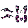honda trx400ex graphics kit 2005-2007 electron series magenta