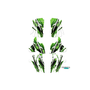 honda fourtrax graphics kit 2013-2026 shred series green