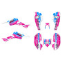 honda trx400ex graphics kit 2005-2007 future series magenta