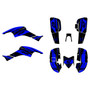 honda trx400ex graphics kit 2005-2007 lethal series blue-shift