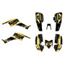 honda trx400ex graphics kit 2005-2007 lethal series gold