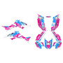 honda trx300ex graphics kit 2007-2013 future series magenta
