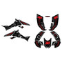 honda trx300ex graphics kit 2007-2013 future series red-shift