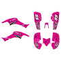 honda trx400ex graphics kit 2005-2007 predator series magenta