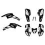 honda trx400ex graphics kit 2005-2007 rebel series white