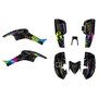 honda trx400ex graphics kit 2005-2007 revolt series rainbow