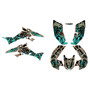 honda trx300ex graphics kit 2007-2013 revolt series teal
