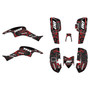 honda trx400ex graphics kit 2005-2007 rift series red
