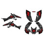 honda trx300ex graphics kit 2007-2013 rift series red-shift