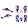 honda trx400ex graphics kit 2005-2007 shred series magenta