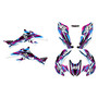 honda trx300ex graphics kit 2007-2013 shred series magenta