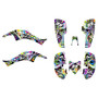 honda trx400ex graphics kit 2005-2007 snagged series rainbow