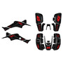 honda trx400ex graphics kit 1999-2004 electron series red-shift